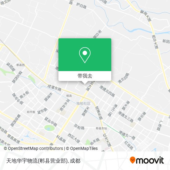 天地华宇物流(郫县营业部)地图