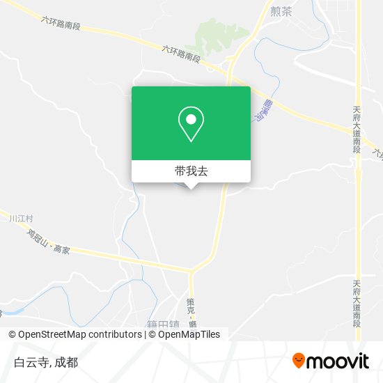 白云寺地图