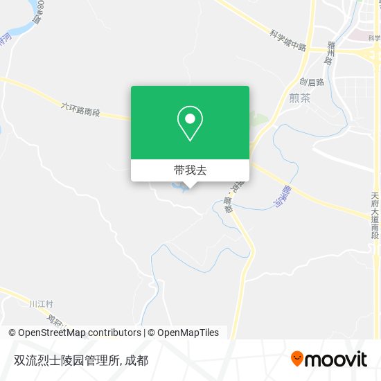 双流烈士陵园管理所地图