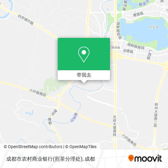 成都市农村商业银行(煎茶分理处)地图