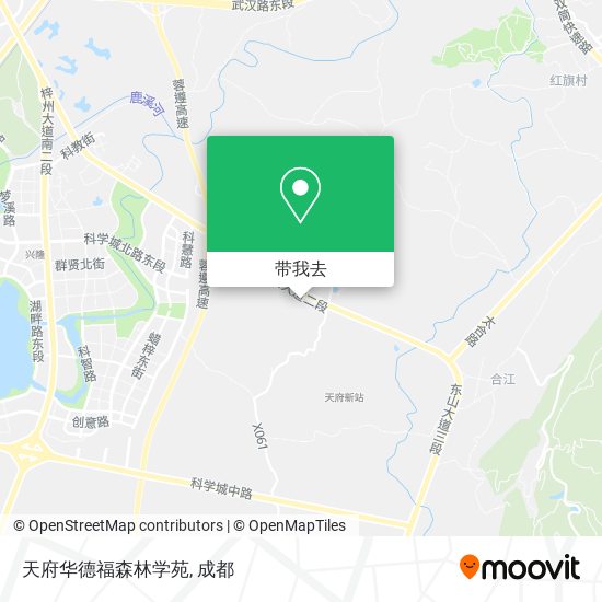 天府华德福森林学苑地图