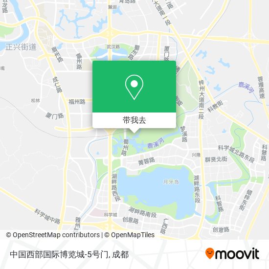 中国西部国际博览城-5号门地图