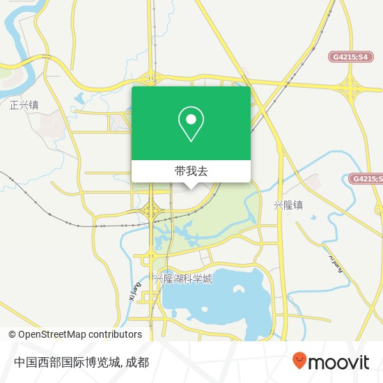中国西部国际博览城地图