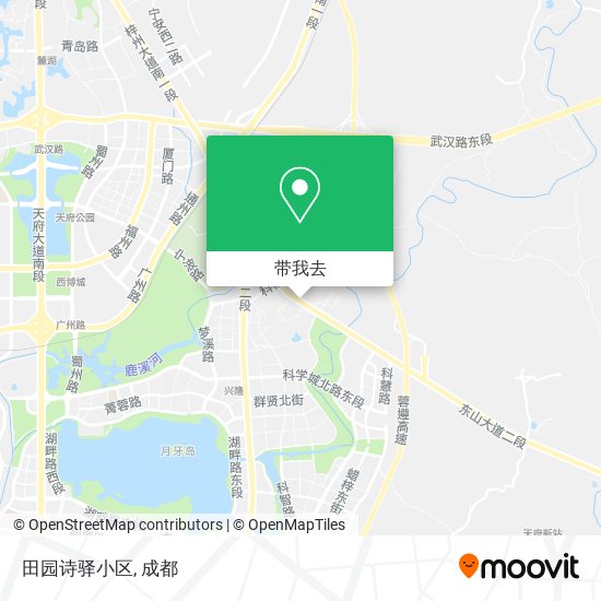 田园诗驿小区地图