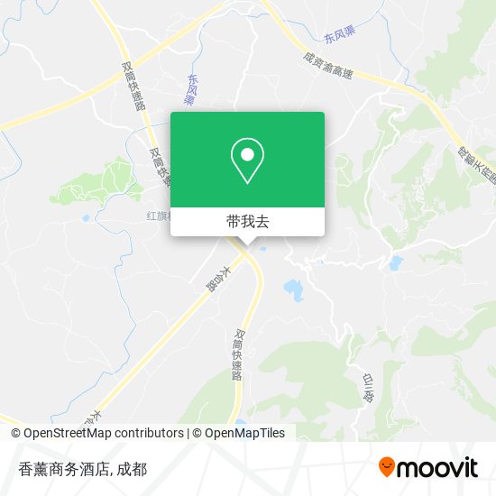 香薰商务酒店地图