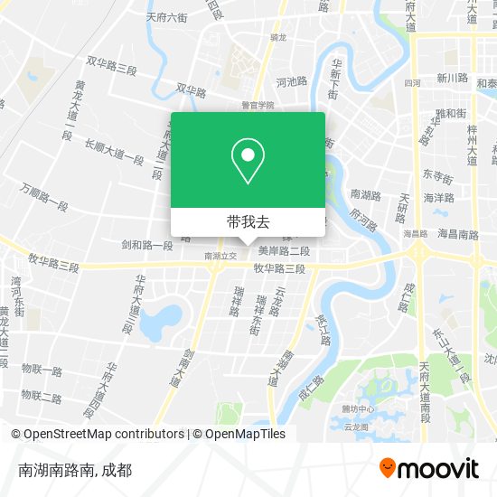 南湖南路南地图