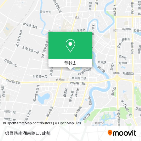 绿野路南湖南路口地图