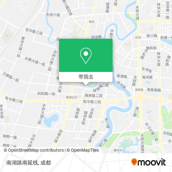 南湖路南延线地图