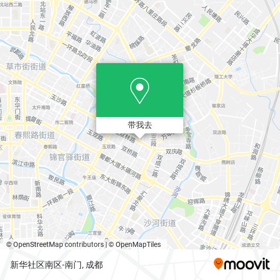 新华社区南区-南门地图