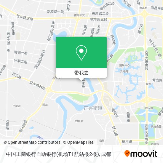 中国工商银行自助银行(机场T1航站楼2楼)地图