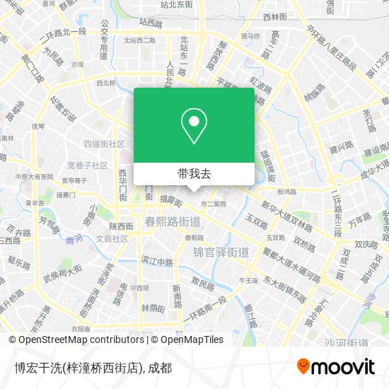 博宏干洗(梓潼桥西街店)地图