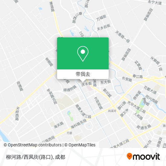 柳河路/西凤街(路口)地图