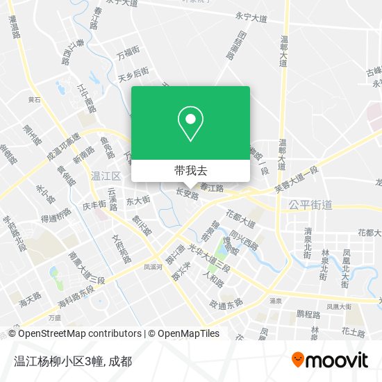 温江杨柳小区3幢地图