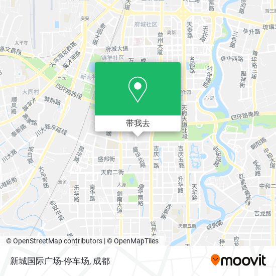 新城国际广场-停车场地图