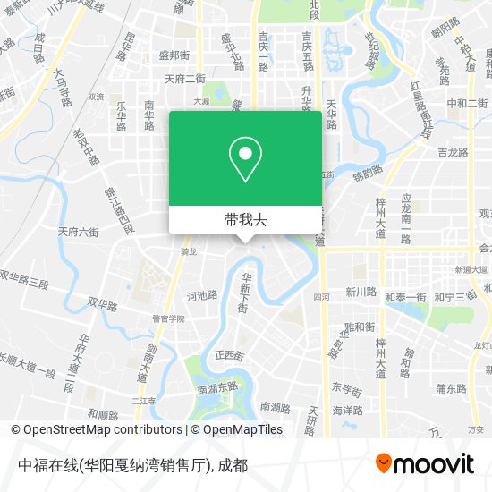 中福在线(华阳戛纳湾销售厅)地图