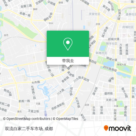 双流白家二手车市场地图