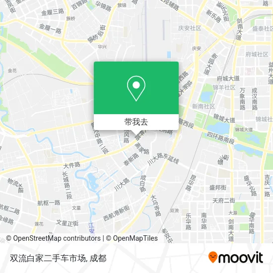 双流白家二手车市场地图