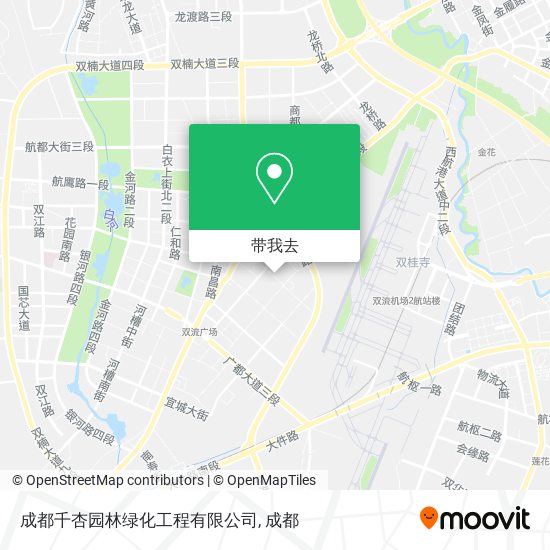 成都千杏园林绿化工程有限公司地图