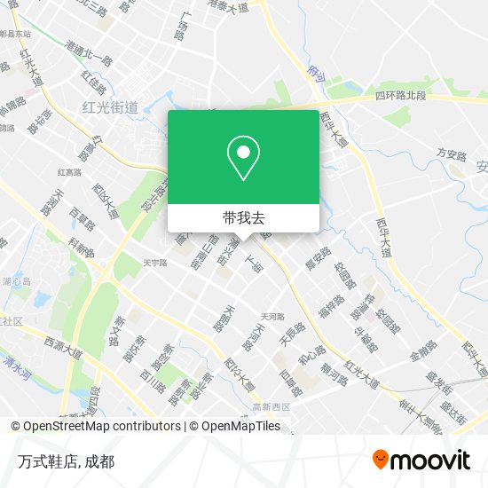万式鞋店地图