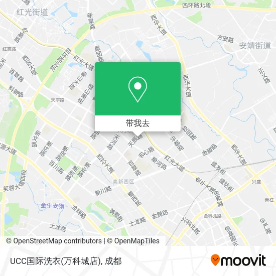 UCC国际洗衣(万科城店)地图