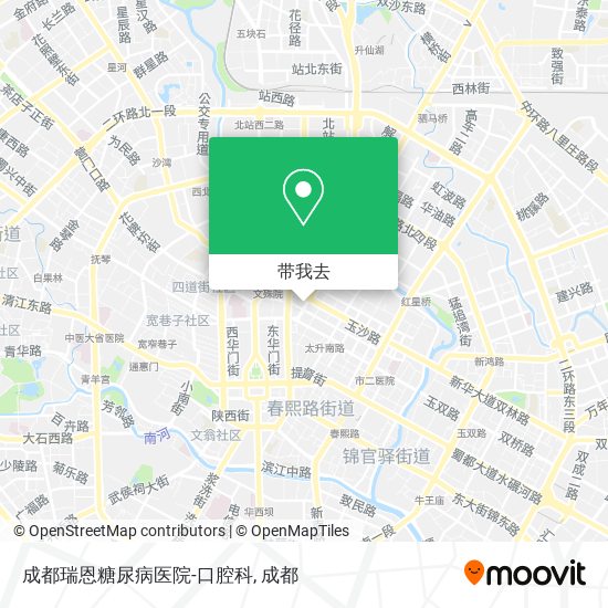 成都瑞恩糖尿病医院-口腔科地图