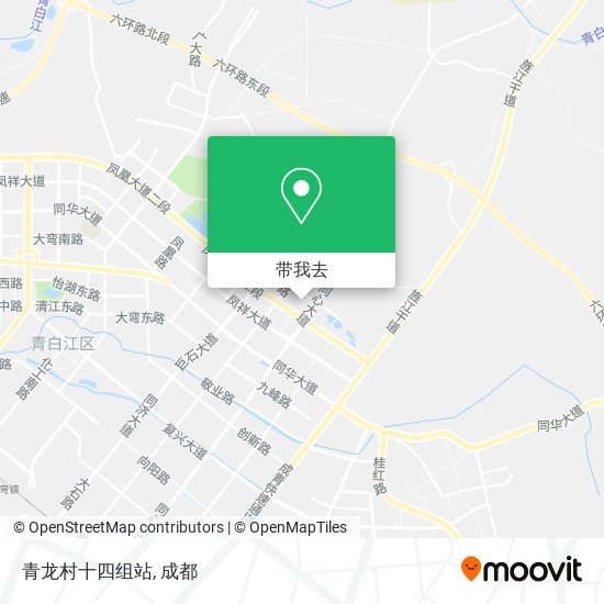 青龙村十四组站地图