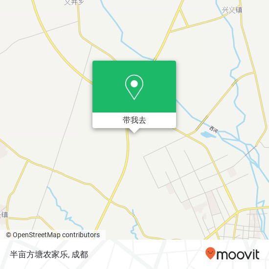 半亩方塘农家乐地图