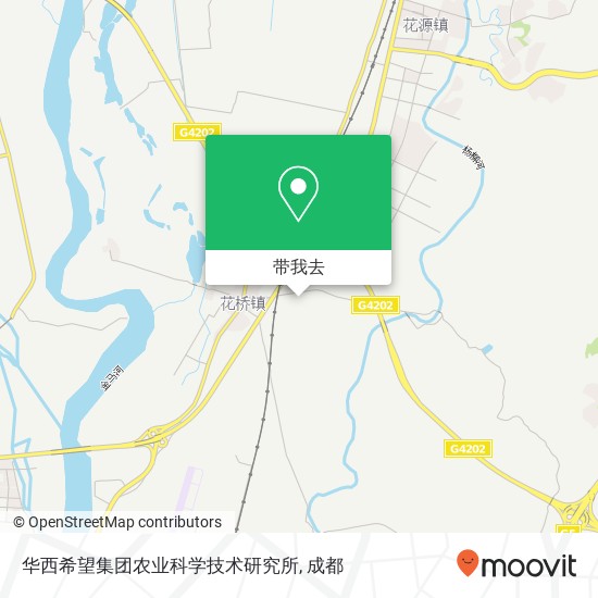 华西希望集团农业科学技术研究所地图