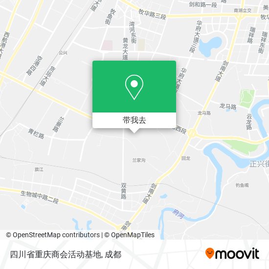 四川省重庆商会活动基地地图