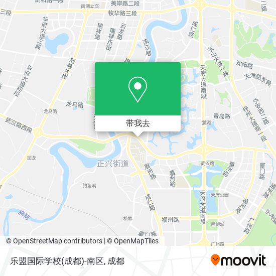 乐盟国际学校(成都)-南区地图