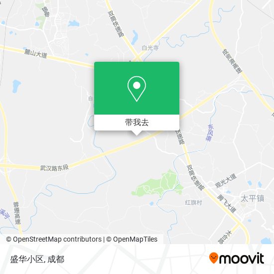盛华小区地图