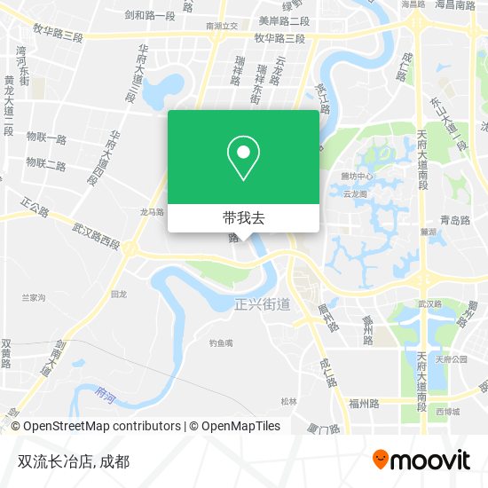 双流长冶店地图