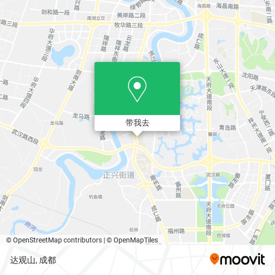 达观山地图