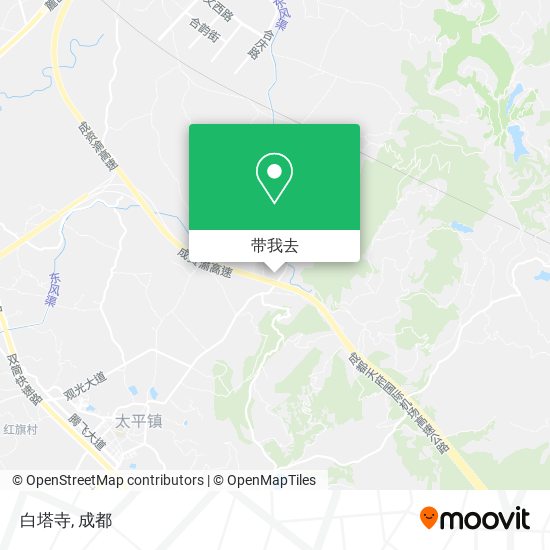 白塔寺地图