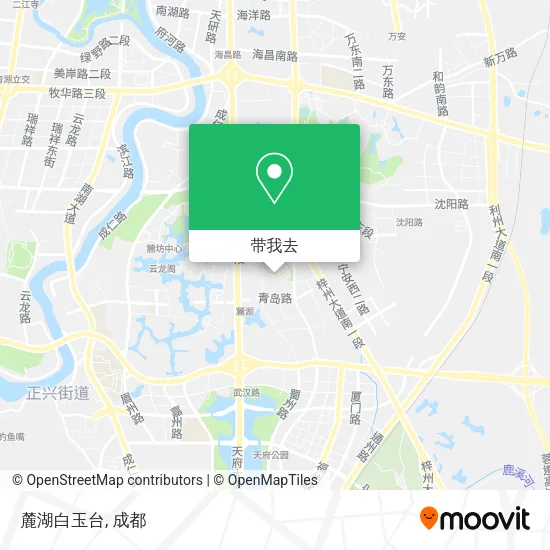 麓湖白玉台地图