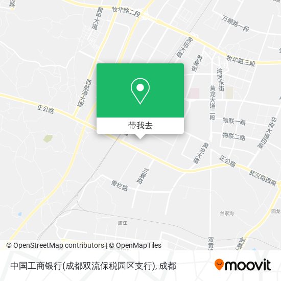 中国工商银行(成都双流保税园区支行)地图