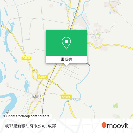 成都迎新粮油有限公司地图