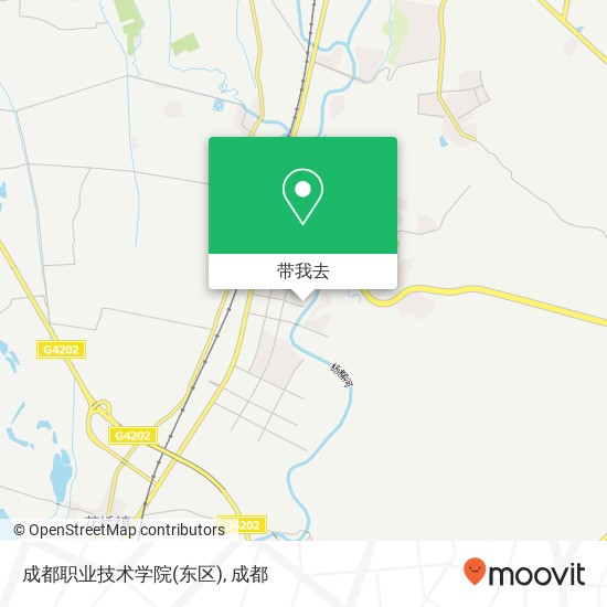 成都职业技术学院(东区)地图