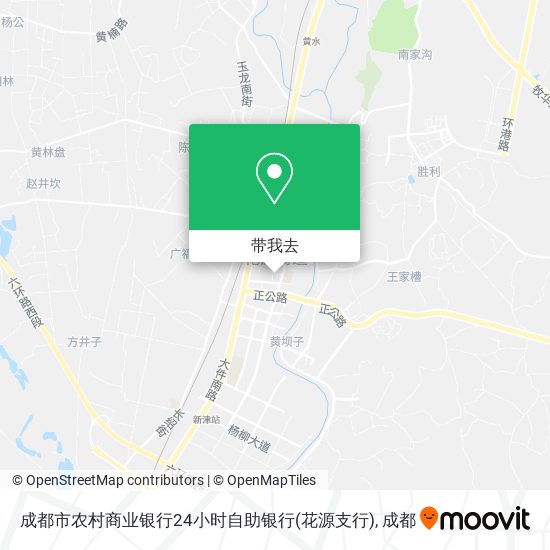 成都市农村商业银行24小时自助银行(花源支行)地图