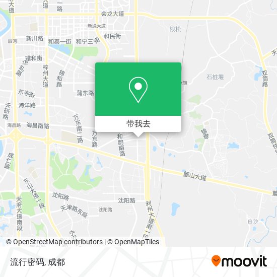 流行密码地图