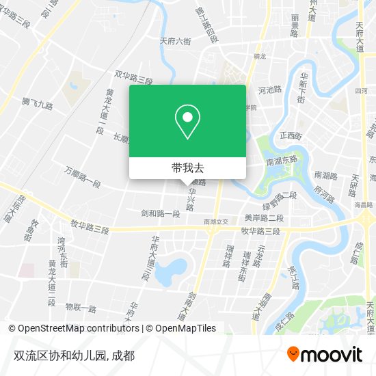 双流区协和幼儿园地图