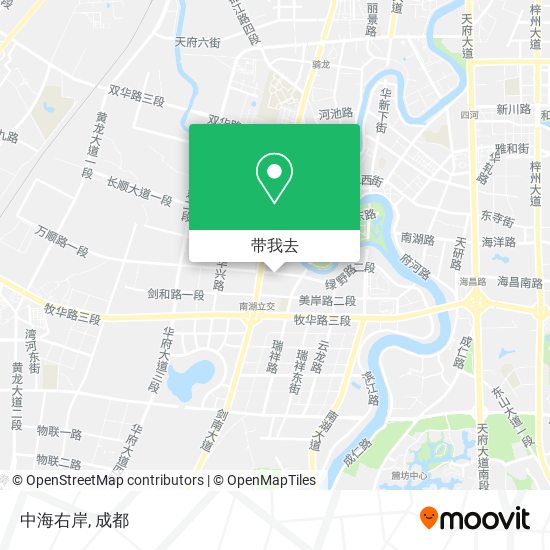 中海右岸地图