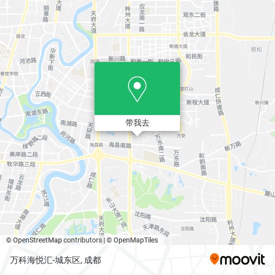 万科海悦汇-城东区地图