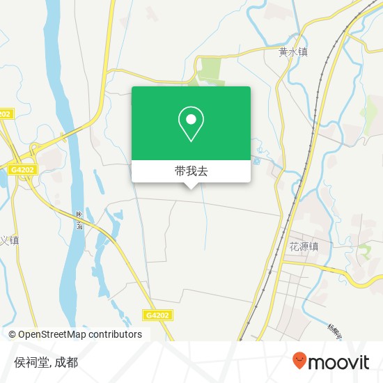 侯祠堂地图