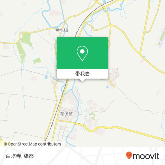 白塔寺地图