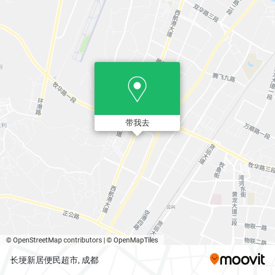 长埂新居便民超市地图