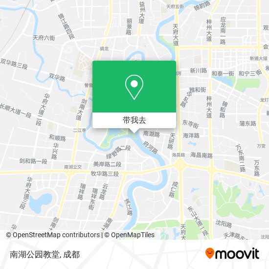 南湖公园教堂地图