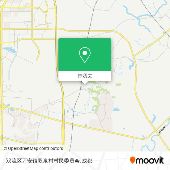 双流区万安镇双泉村村民委员会地图