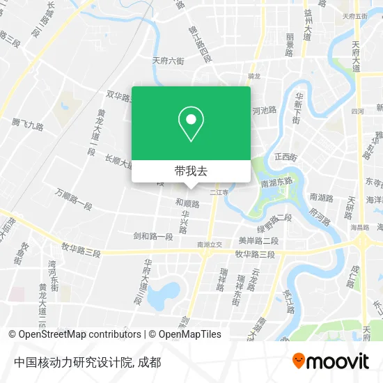 中国核动力研究设计院地图