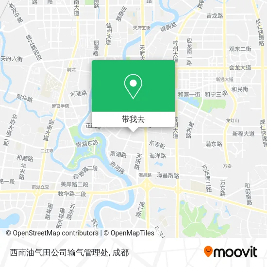西南油气田公司输气管理处地图